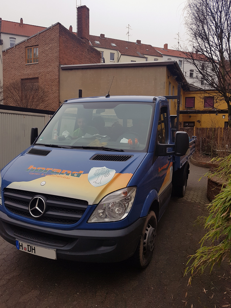 Horand Gartenbau im Einsatz